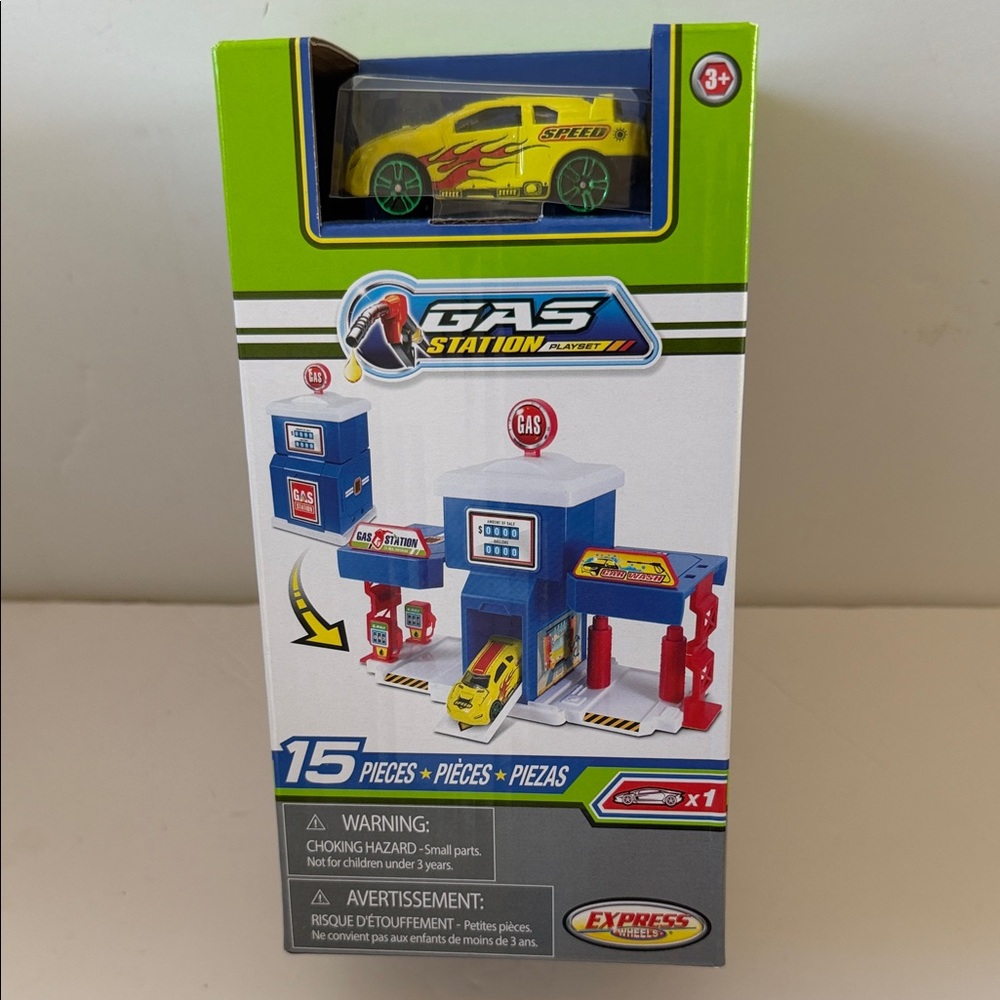 New Express Wheels Gas Station Toy